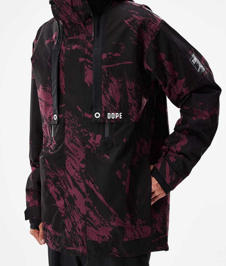 Mojo Bunda na Snowboard Pánské Paint Burgundy, Obrázek 9 z 11