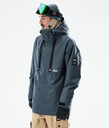 Mojo Chaqueta Snowboard Hombre Metal Blue Renewed
