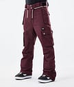 Iconic 2021 Kalhoty na Snowboard Pánské Burgundy