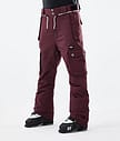 Iconic 2021 Lyžařské Kalhoty Pánské Burgundy