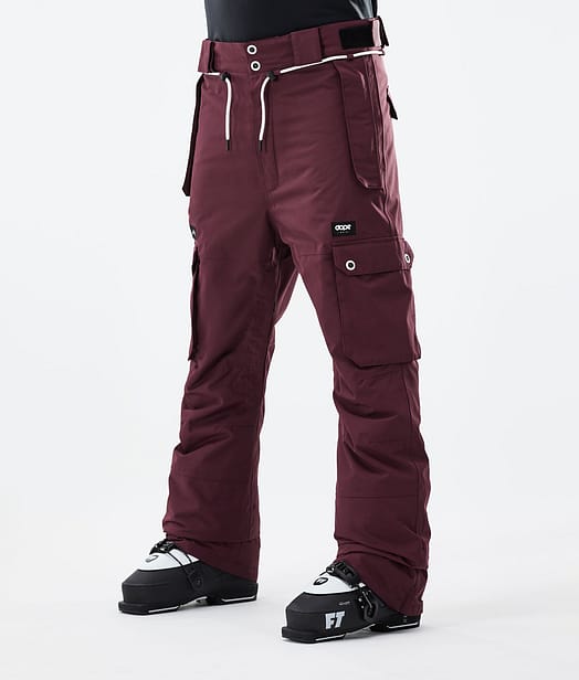 Dope Iconic 21 Lyžařské Kalhoty Pánské Burgundy