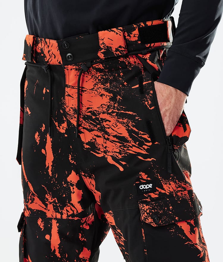 Iconic 2021 Snowboardhose Herren Paint Orange, Bild 4 von 6