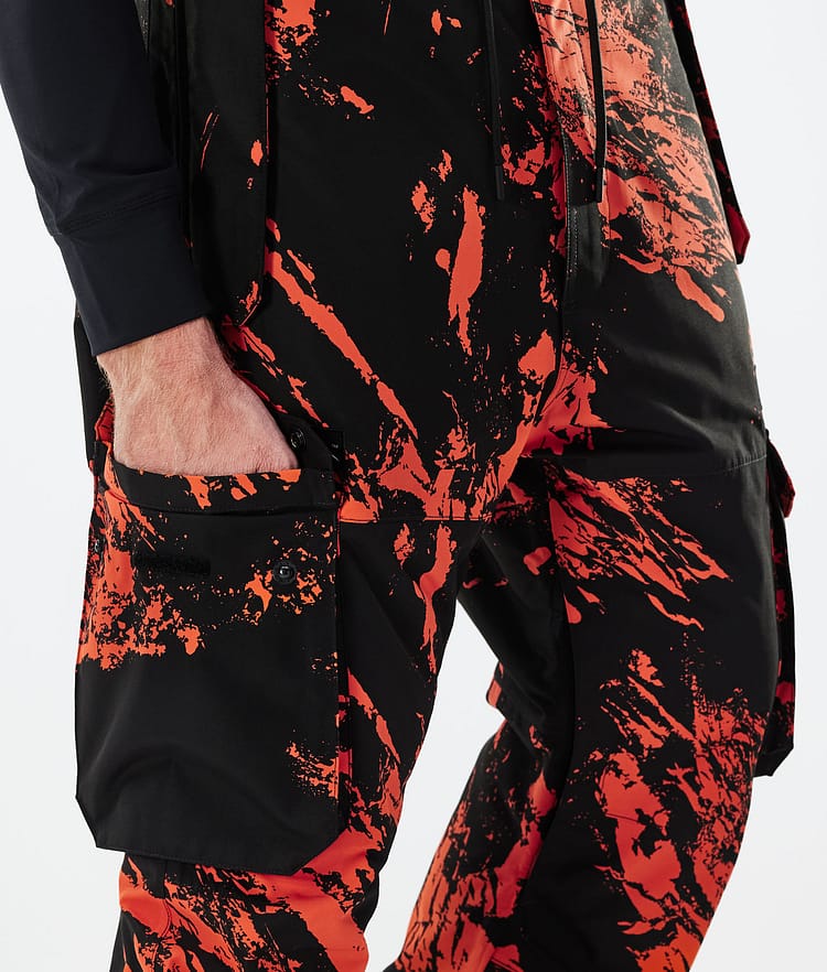 Iconic 2021 Snowboardhose Herren Paint Orange, Bild 5 von 6