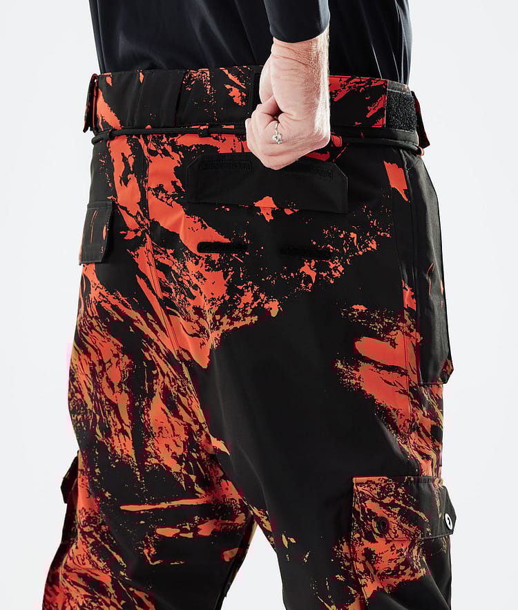 Iconic 2021 Snowboardhose Herren Paint Orange, Bild 6 von 6