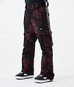 Iconic 2021 Kalhoty na Snowboard Pánské Paint Burgundy