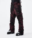 Iconic 2021 Lyžařské Kalhoty Pánské Paint Burgundy