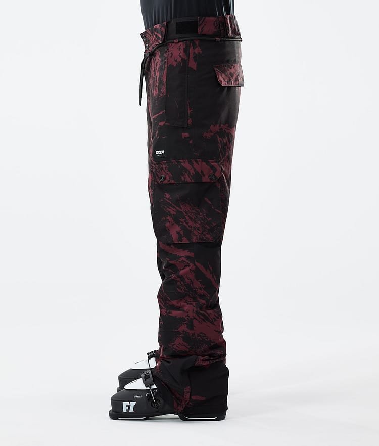Iconic 2021 Spodnie Narciarskie Mężczyźni Paint Burgundy, Zdjęcie 2 z 6