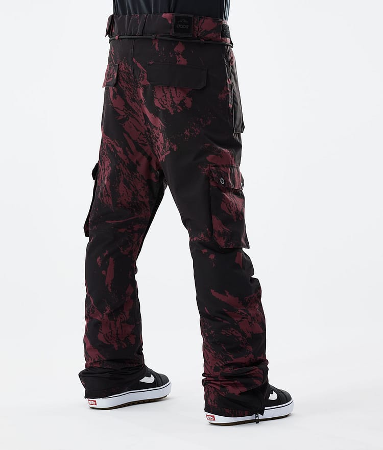 Iconic 2021 Spodnie Snowboardowe Mężczyźni Paint Burgundy, Zdjęcie 3 z 6
