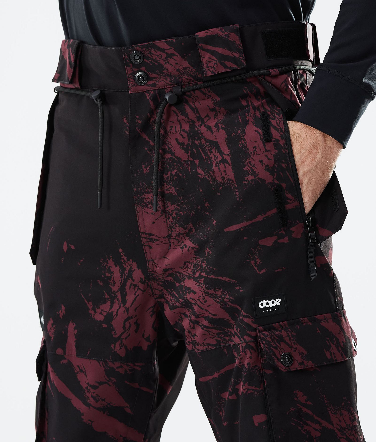 Iconic 2021 Pantalones Snowboard Hombre Paint Burgundy, Imagen 4 de 6
