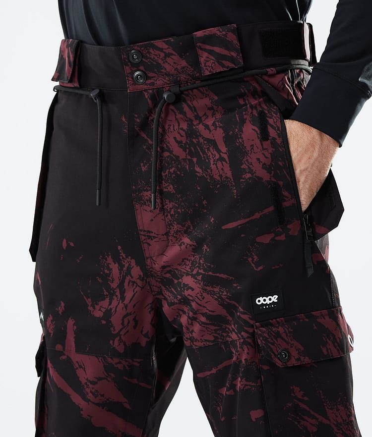 Iconic 2021 Spodnie Snowboardowe Mężczyźni Paint Burgundy, Zdjęcie 4 z 6