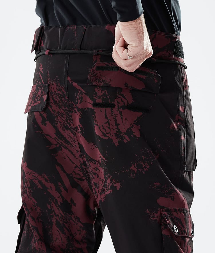 Iconic 2021 Spodnie Snowboardowe Mężczyźni Paint Burgundy, Zdjęcie 6 z 6