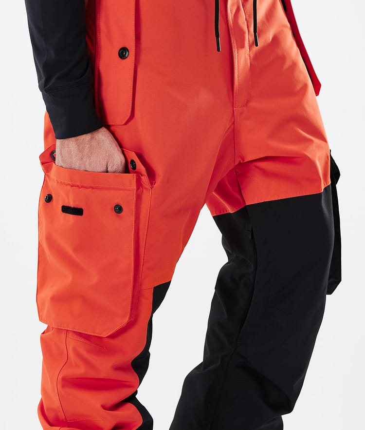 Adept 2021 Kalhoty na Snowboard Pánské Orange/Black, Obrázek 5 z 6
