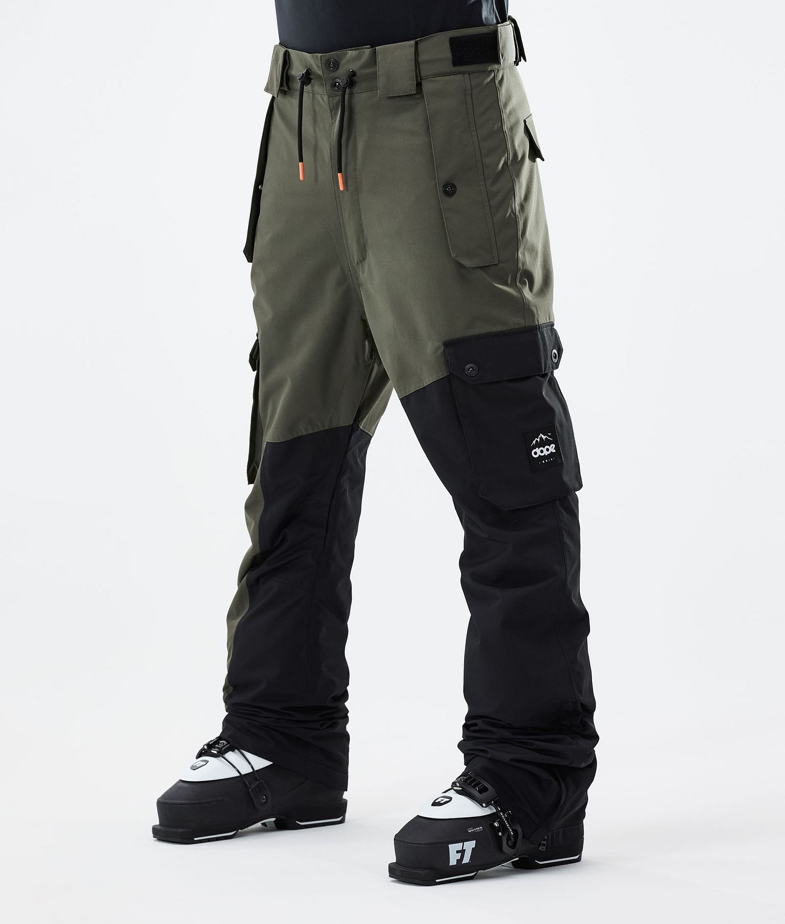 Adept 2021 Lyžařské Kalhoty Pánské Olive Green/Black, Obrázek 1 z 6