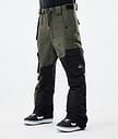 Adept 2021 Kalhoty na Snowboard Pánské Olive Green/Black