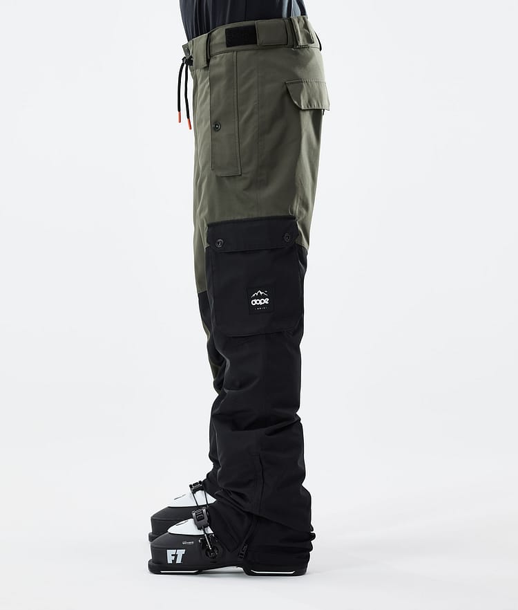 Adept 21 Spodnie Narciarskie Mężczyźni Olive Green/Black, Zdjęcie 2 z 6