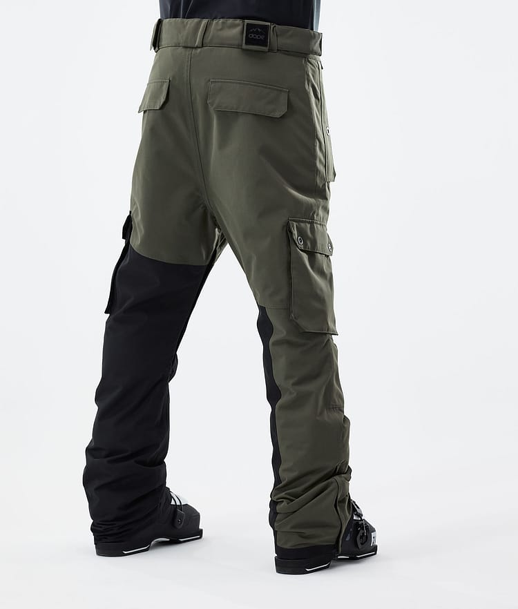 Adept 2021 Lyžařské Kalhoty Pánské Olive Green/Black, Obrázek 3 z 6