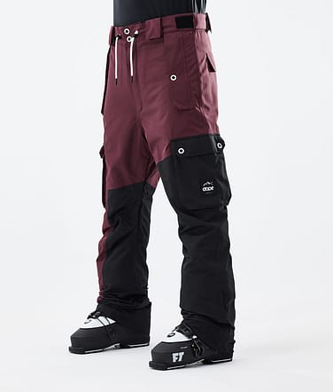 Adept 21 Pantalones Esquí Hombre Burgundy/Black