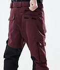 Adept 2021 Kalhoty na Snowboard Pánské Burgundy/Black, Obrázek 6 z 6