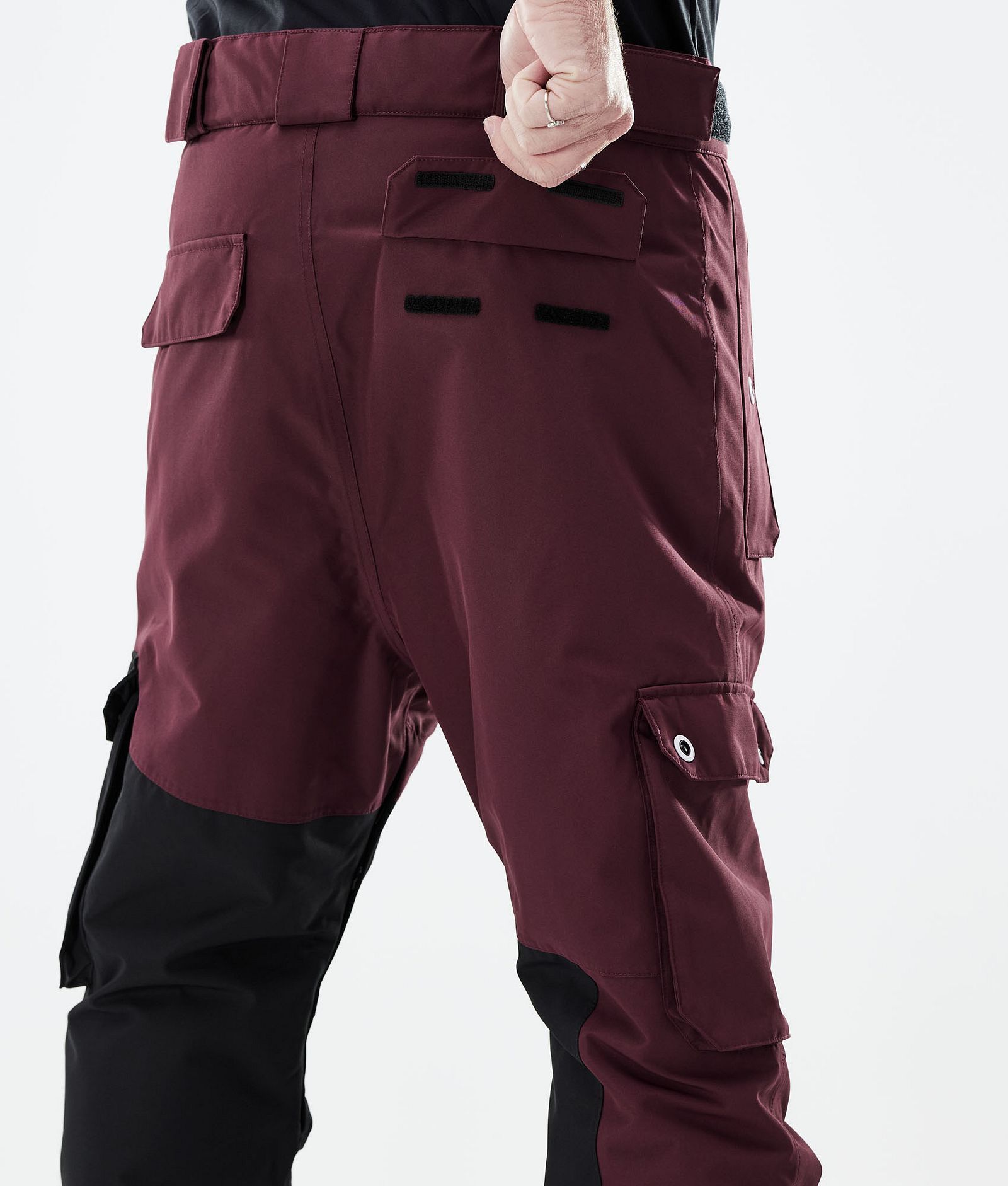 Adept 2021 Kalhoty na Snowboard Pánské Burgundy/Black, Obrázek 6 z 6
