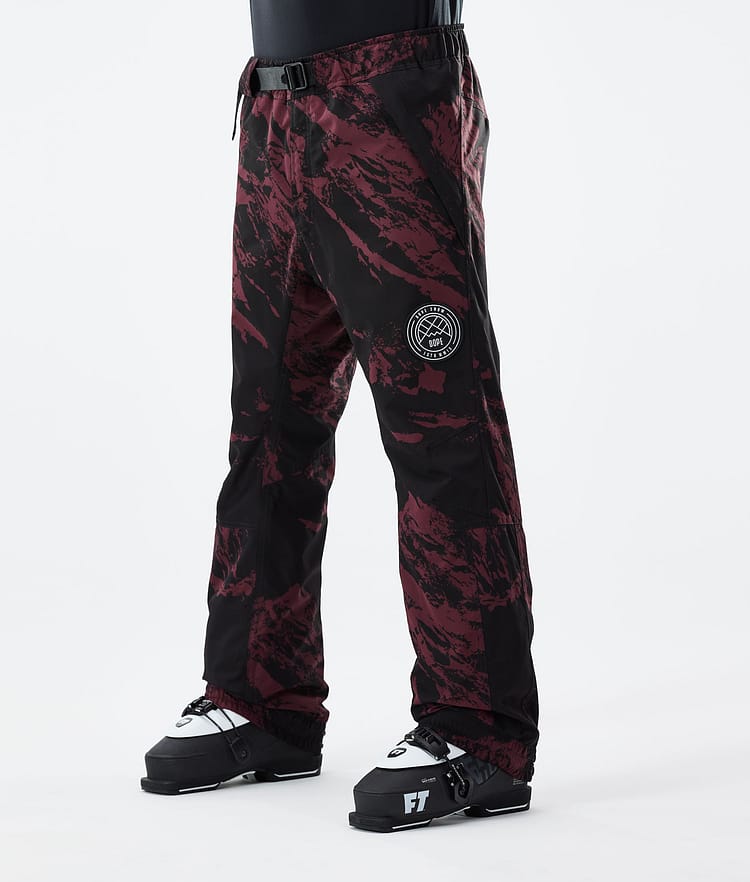 Blizzard 2021 Lyžařské Kalhoty Pánské Paint Burgundy, Obrázek 1 z 4