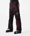 Blizzard 2021 Lyžařské Kalhoty Pánské Paint Burgundy