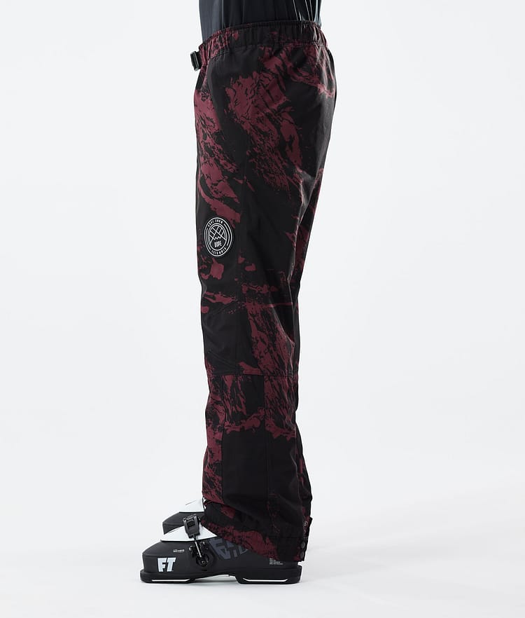 Blizzard 2021 Lyžařské Kalhoty Pánské Paint Burgundy, Obrázek 2 z 4