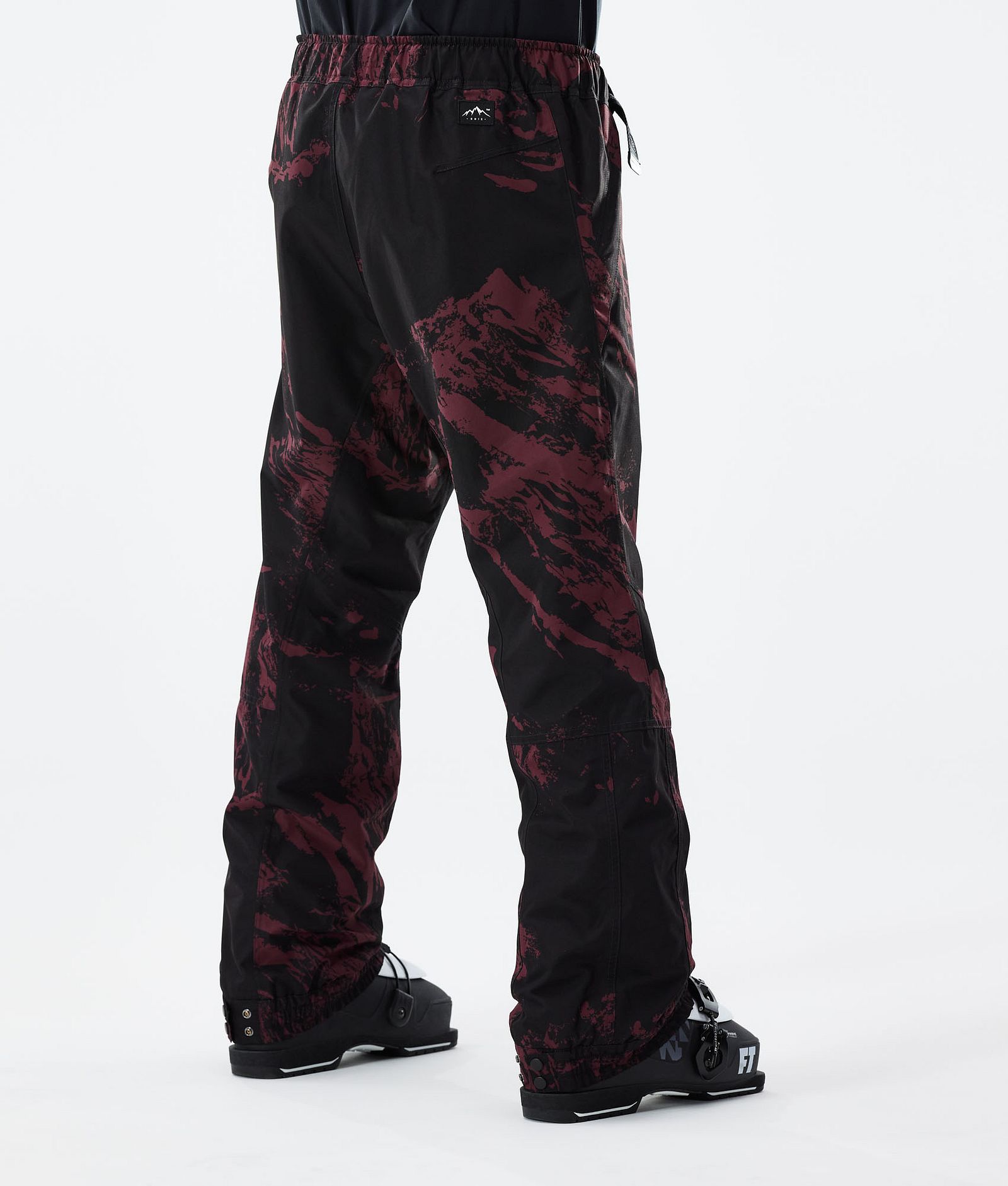 Blizzard 2021 Lyžařské Kalhoty Pánské Paint Burgundy, Obrázek 3 z 4
