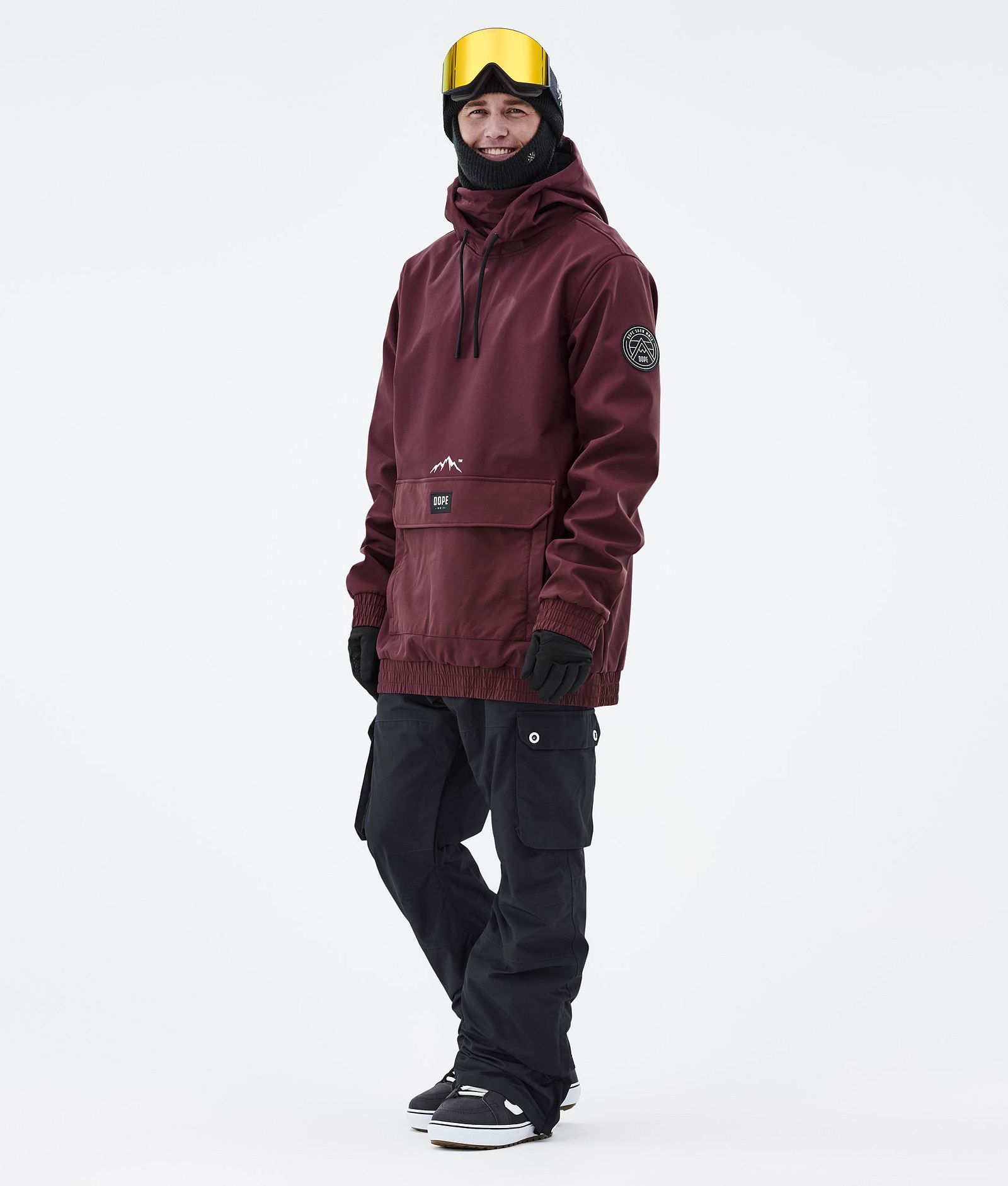 Wylie Chaqueta Snowboard Hombre Patch Burgundy, Imagen 4 de 10