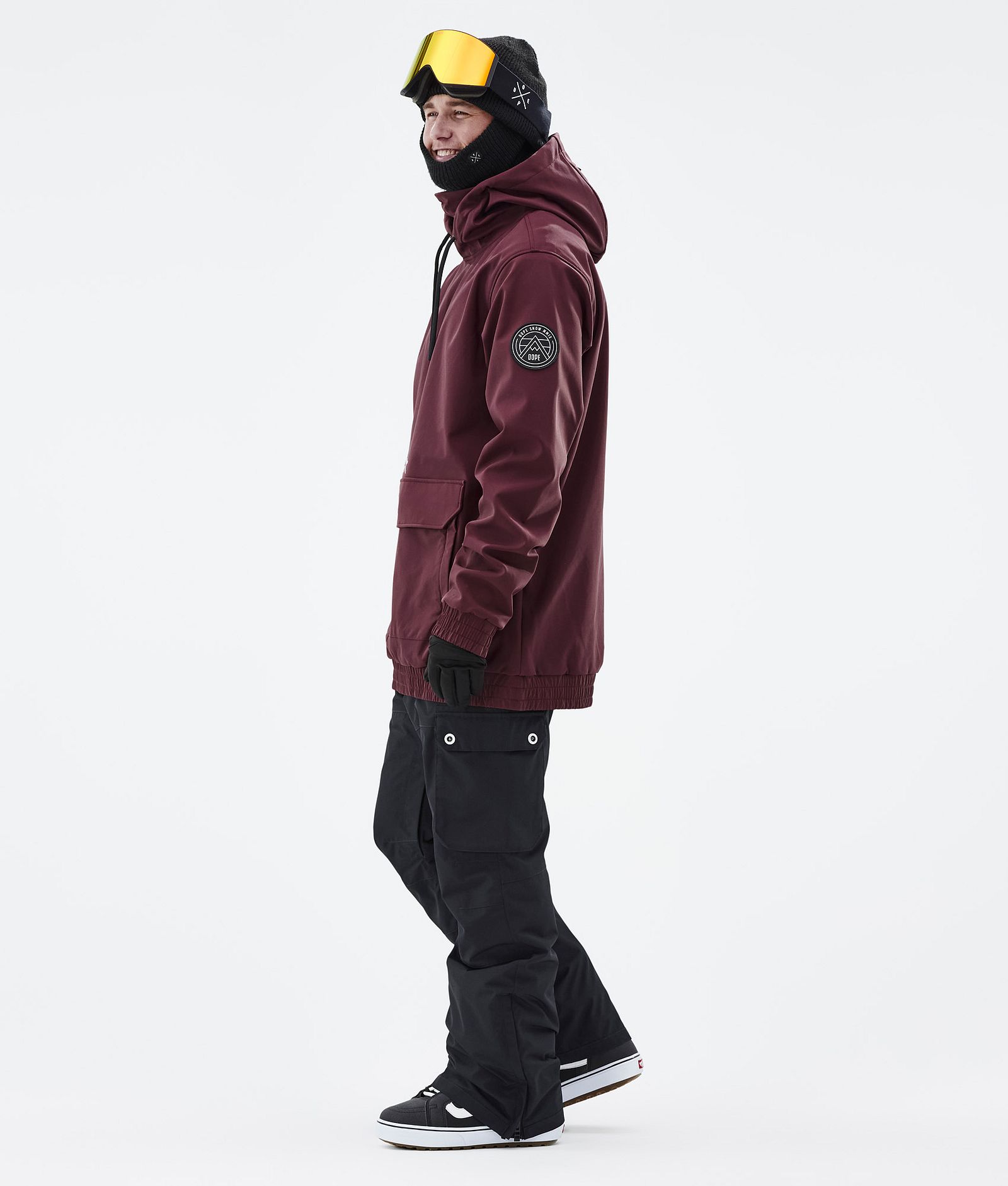 Wylie Chaqueta Snowboard Hombre Patch Burgundy, Imagen 5 de 10