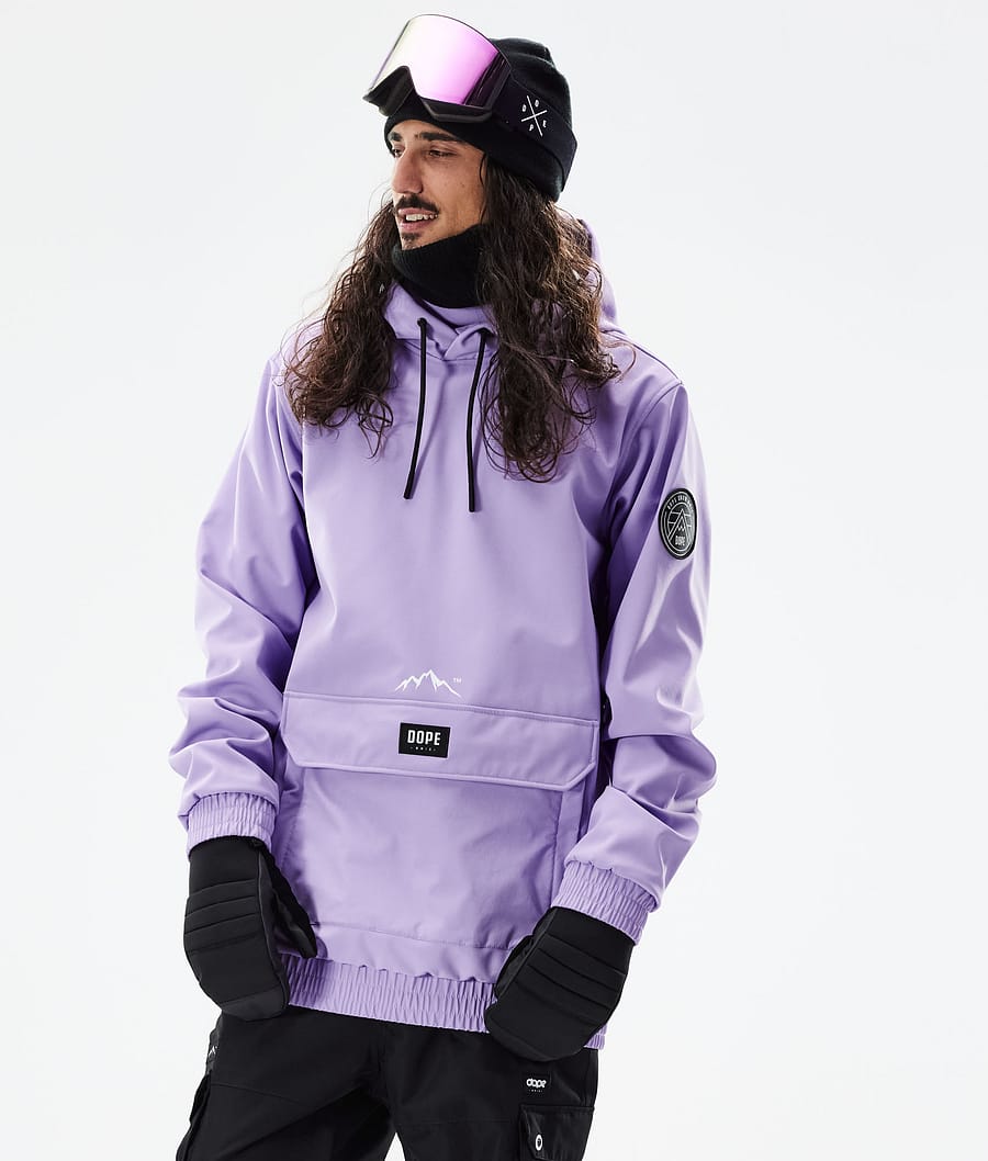 Wylie Ski jas Heren Patch Faded Violet