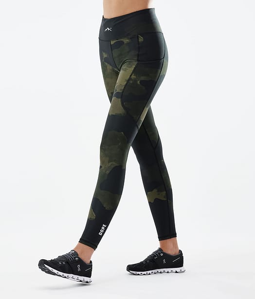 Dope Razor Leggings Women Green Camo