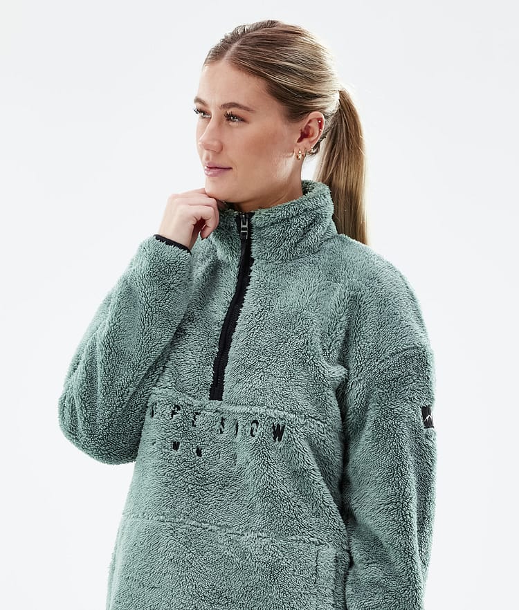 Pile W 2021 Sweter Polarowy Kobiety Faded Green, Zdjęcie 2 z 7