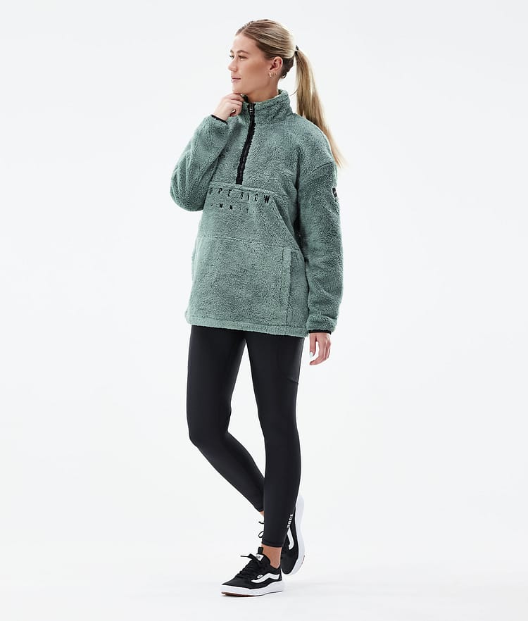 Pile W 2021 Sweter Polarowy Kobiety Faded Green, Zdjęcie 4 z 7