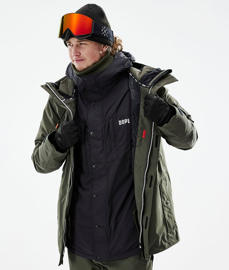 Insulated Chaqueta Capa Intermedia de Esquí Hombre Black, Imagen 2 de 12