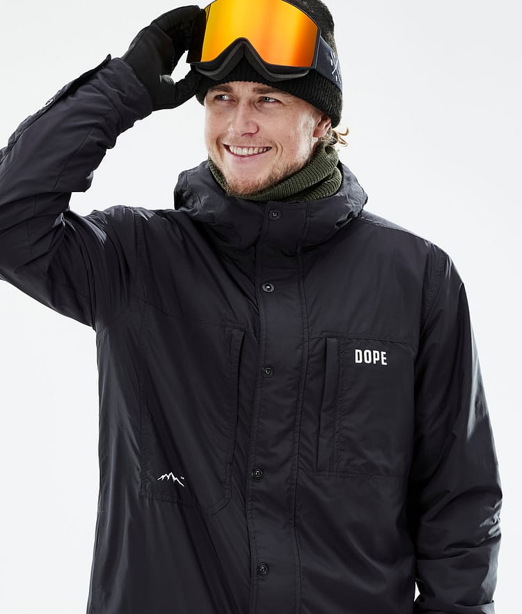 Insulated Chaqueta Capa Intermedia de Esquí Hombre Black, Imagen 3 de 12