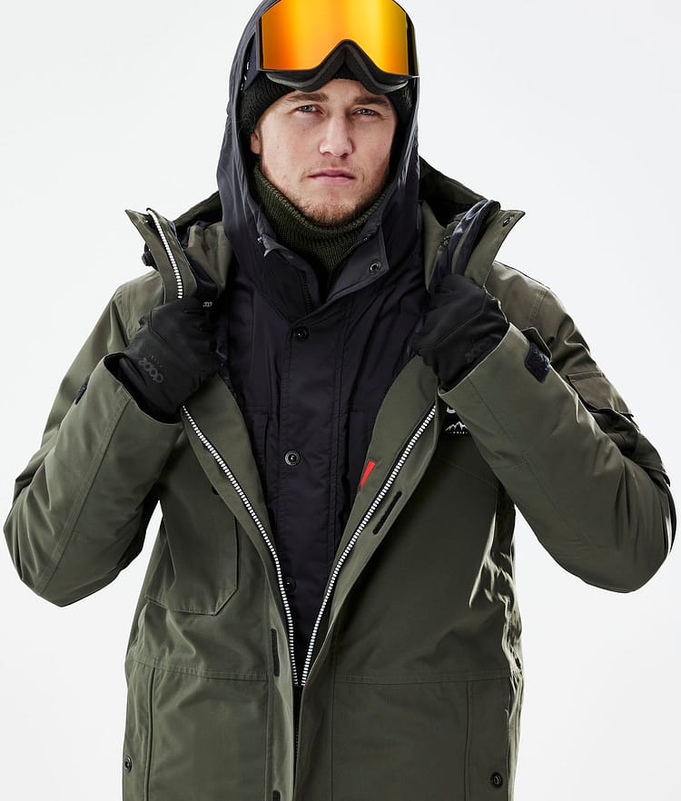 Insulated Chaqueta Capa Intermedia de Esquí Hombre Black, Imagen 4 de 12