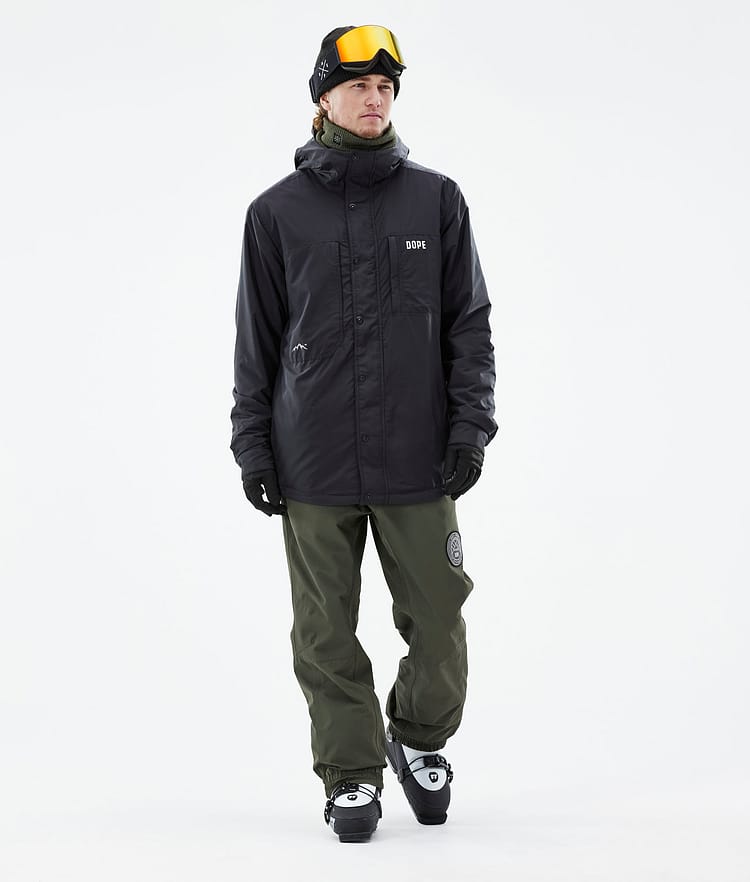 Insulated Chaqueta Capa Intermedia de Esquí Hombre Black, Imagen 5 de 12