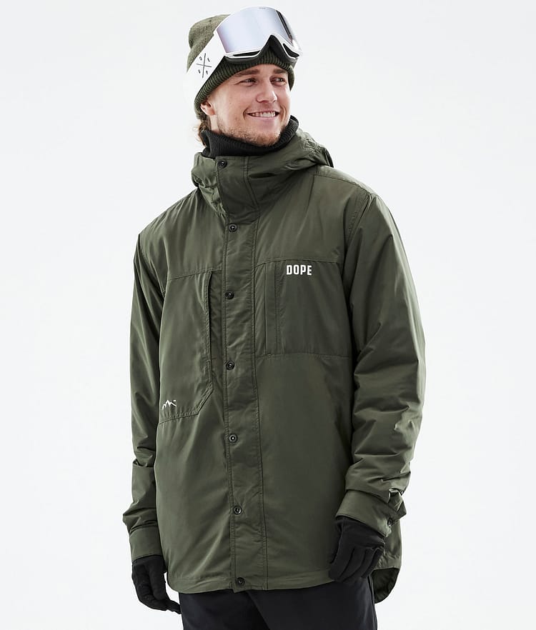 Insulated Kurtka typu midlayer Narciarski Mężczyźni Olive Green, Zdjęcie 1 z 12