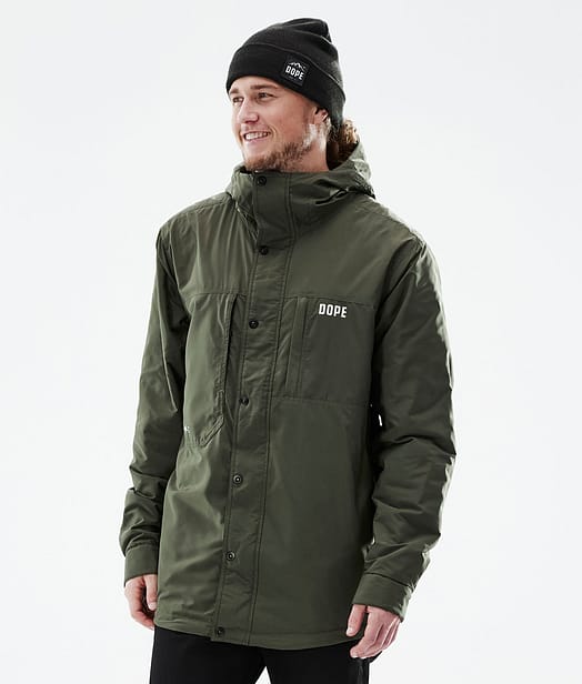 Insulated Bunda střední vrstvy Outdoor Pánské Olive Green