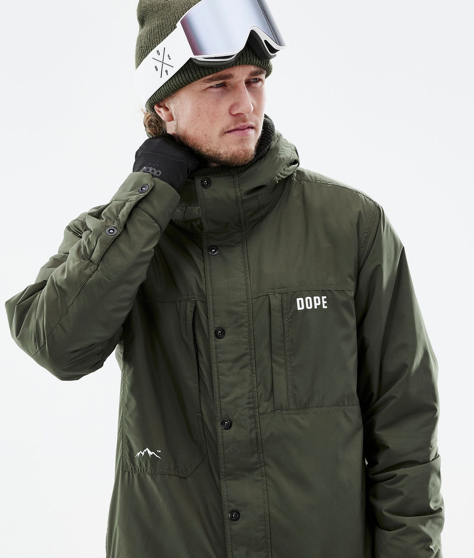 Insulated Kurtka typu midlayer Mężczyźni Olive Green, Zdjęcie 3 z 12