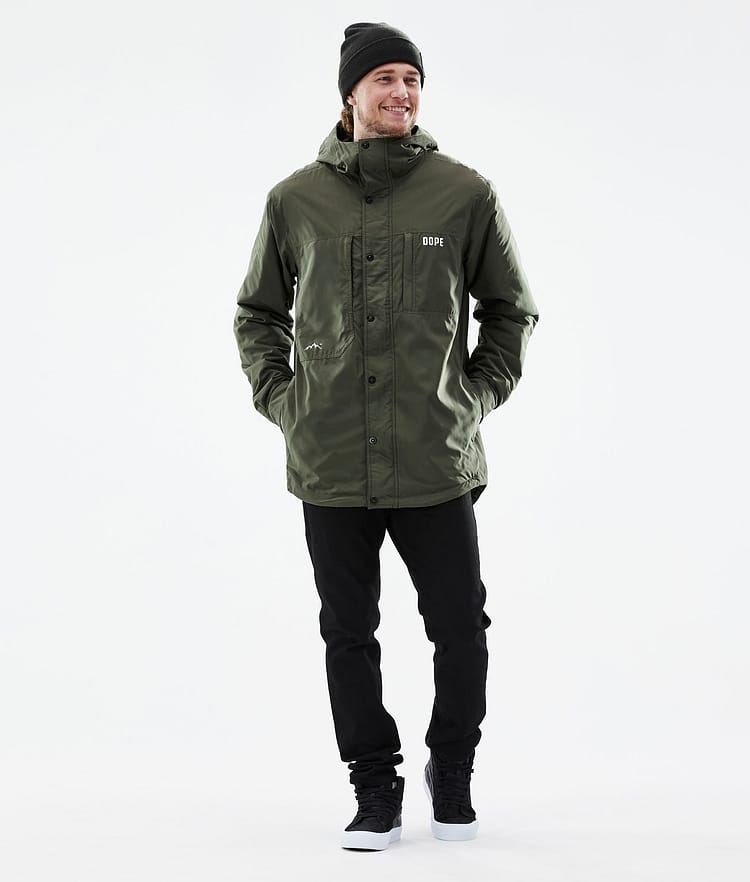 Insulated Kurtka typu midlayer Outdoor Mężczyźni Olive Green, Zdjęcie 4 z 12