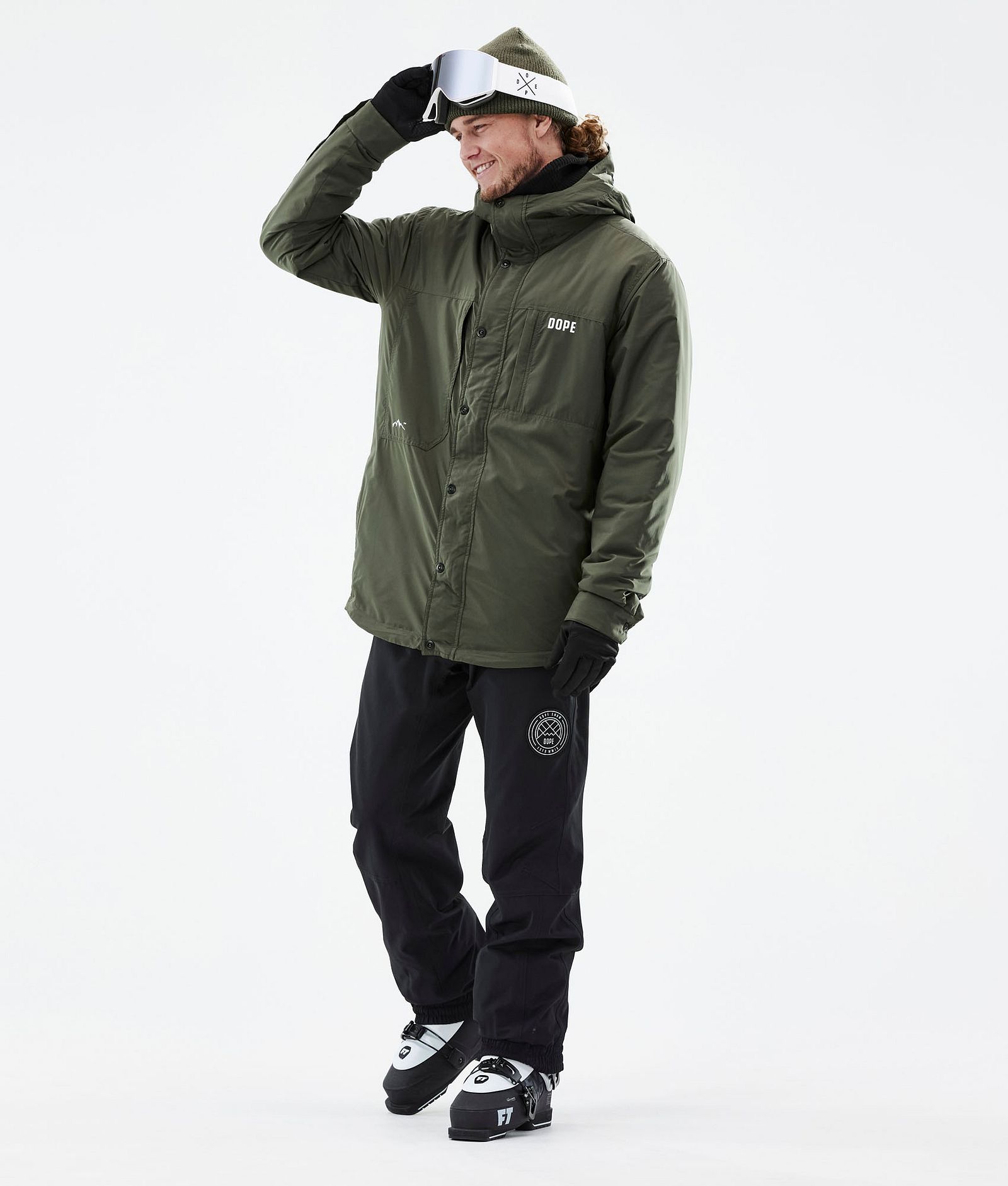 Insulated Chaqueta Capa Intermedia de Esquí Hombre Olive Green, Imagen 5 de 12