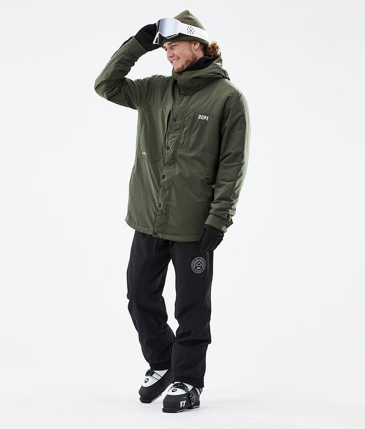 Insulated Kurtka typu midlayer Narciarski Mężczyźni Olive Green, Zdjęcie 5 z 12