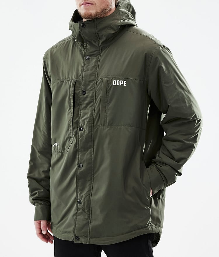 Insulated Kurtka typu midlayer Narciarski Mężczyźni Olive Green, Zdjęcie 9 z 12
