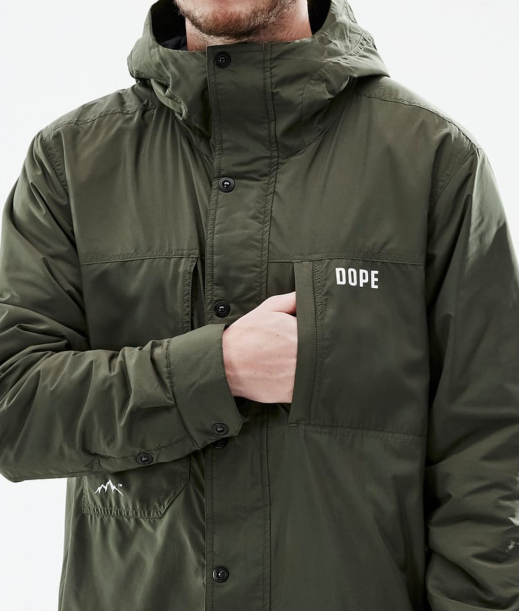 Insulated Chaqueta Capa Intermedia Hombre Olive Green Renewed, Imagen 10 de 12