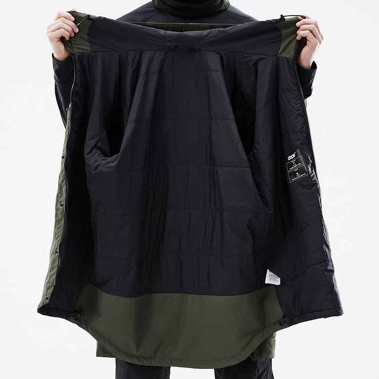 Insulated Kurtka typu midlayer Narciarski Mężczyźni Olive Green, Zdjęcie 12 z 12