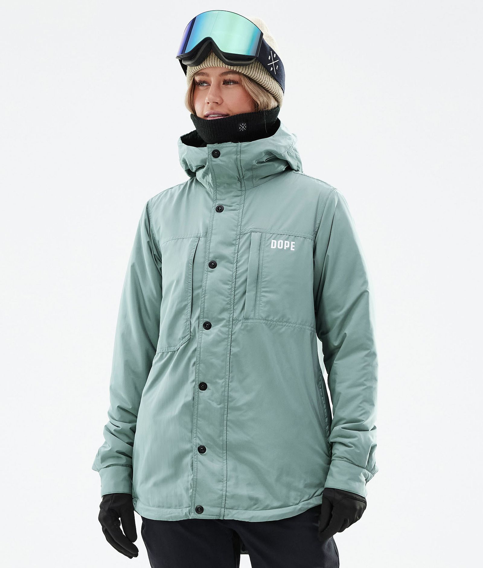 Insulated W Chaqueta Capa Intermedia Mujer Faded Green, Imagen 1 de 12