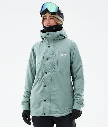 Insulated W Chaqueta Capa Intermedia Mujer Faded Green