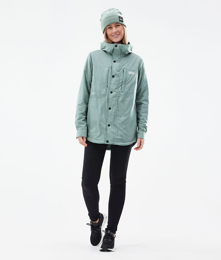 Insulated W Kurtka typu midlayer Outdoor Kobiety Faded Green, Zdjęcie 3 z 10