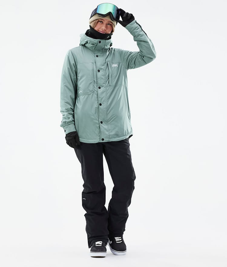 Insulated W Chaqueta Capa Intermedia Mujer Faded Green, Imagen 5 de 12